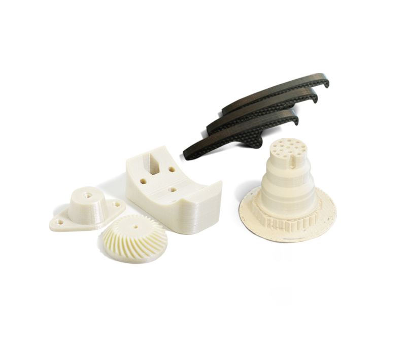 Prototipi di stampe 3D con materiali tecnoplastici