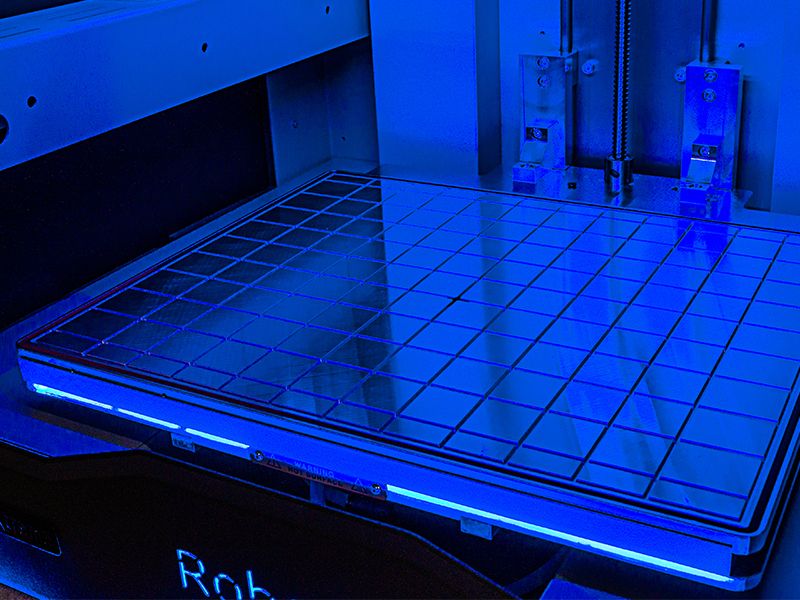 Piano riscaldato stampante 3D fino a 100°c
